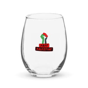 Stemless wine glass